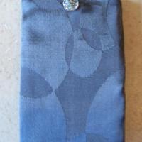 Housse IPHONE SATIN GRIS