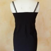 Tunique bustier noire, vue de dos