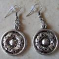 boucles rondes acier argenté