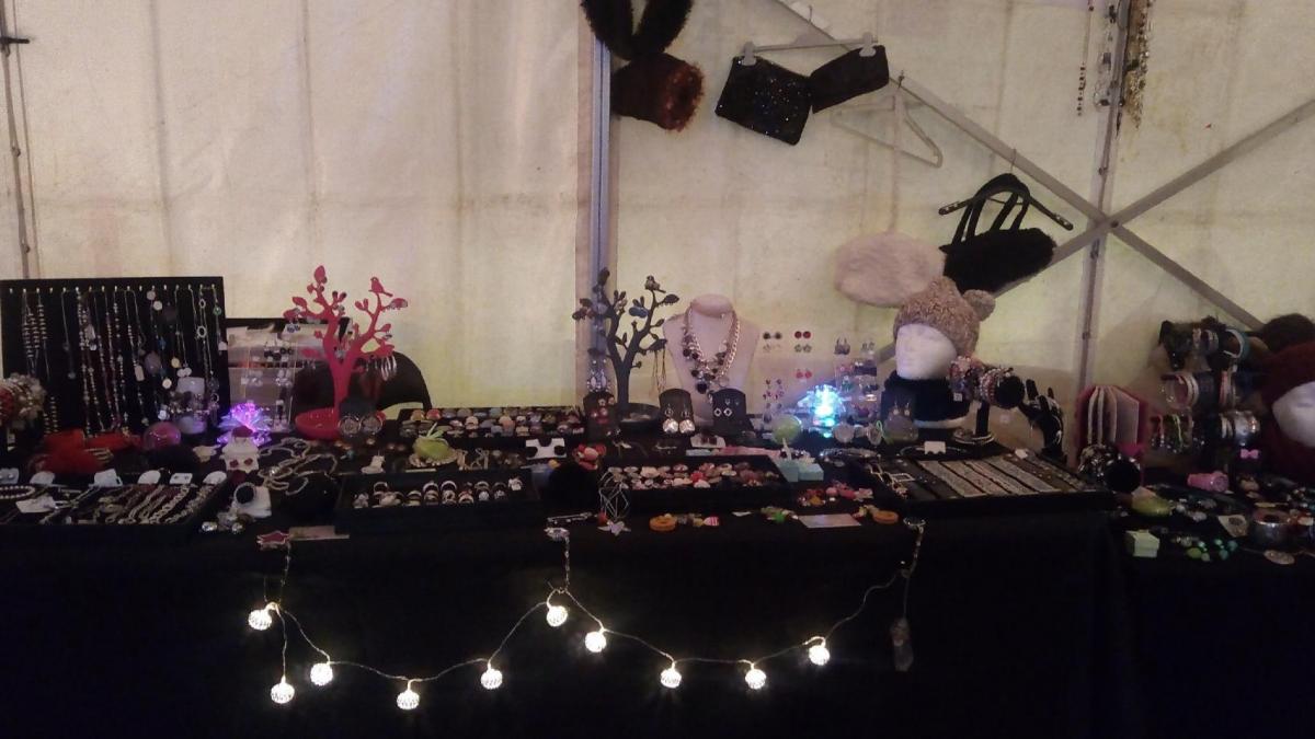 Daphné créations au marché de Noël de la Baume d'Hostun