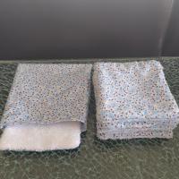 Lingettes démaquillantes bleu moyennes bio