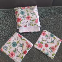 Lingettes démaquillantes fleuries moyennes bio